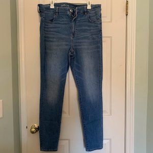 AEO light blue jegging; size 20 long